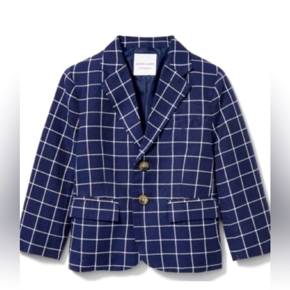 Janie and Jack Plaid Toddler Blazer 2T